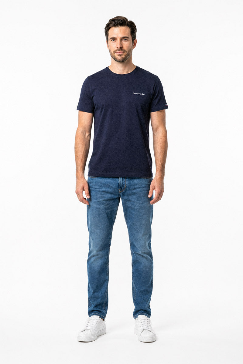 armor-lux-t-shirt-mixte-commissaire-dupin-coton image 3