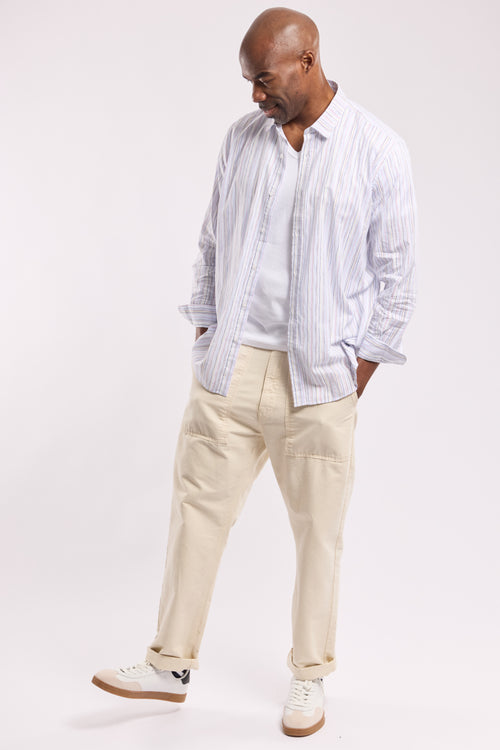 armor-lux-deauville-chemise-homme-rayures-multicolores-coton image 4