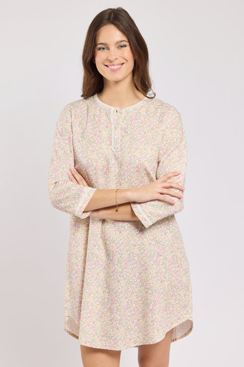 armor-lux-chemise-de-nuit-petites-fleurs-100-coton image 6