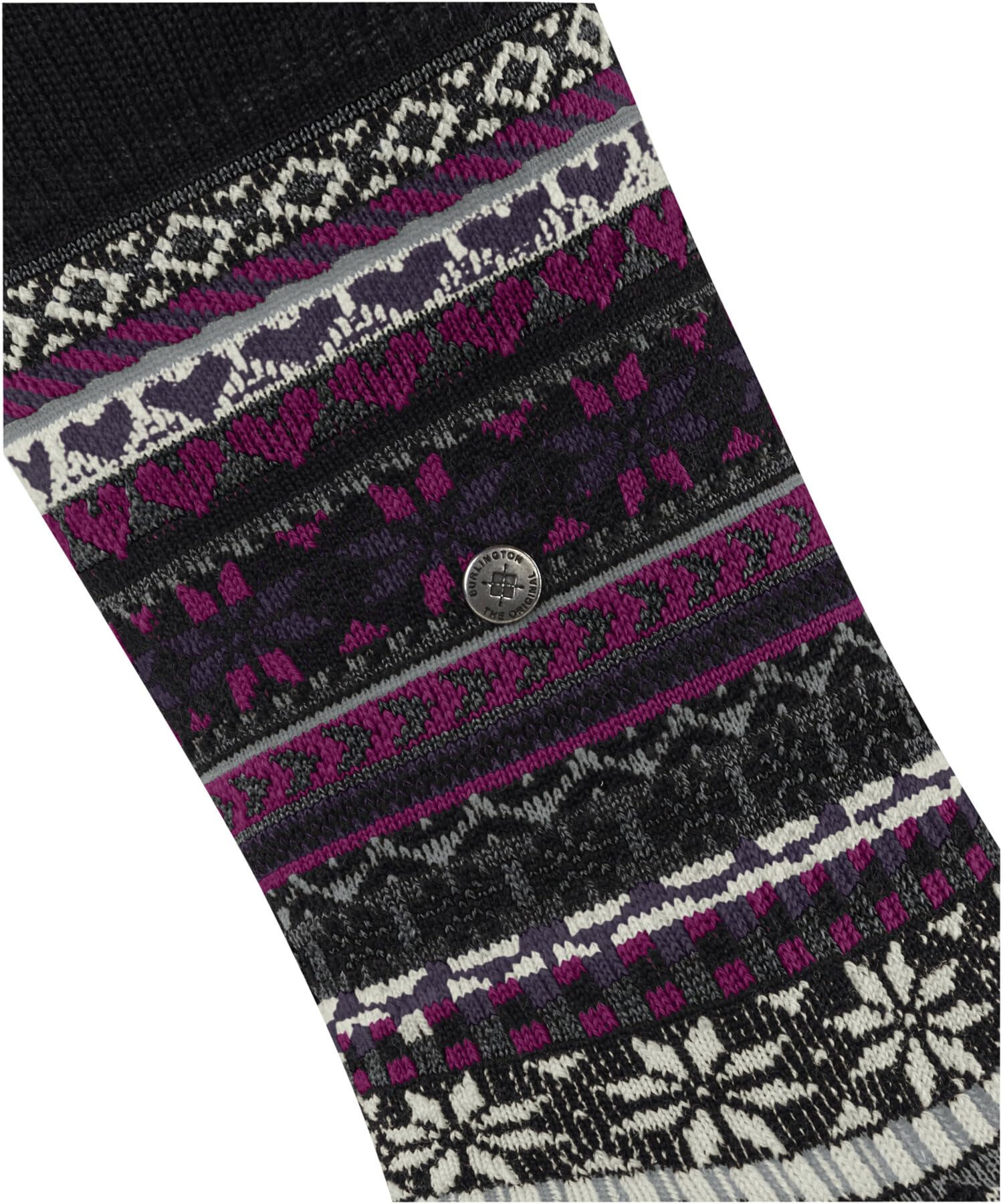 burlington-fair-isle-delight-chaussettes-femme-laine-respirante image 4
