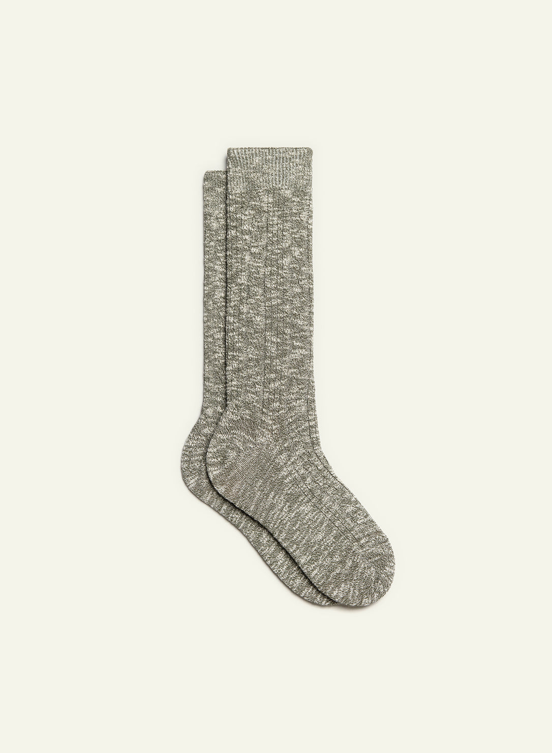 archiduchesse-d-hiver-kaki-sombre-chaussettes-mi-haute-chaude image 2