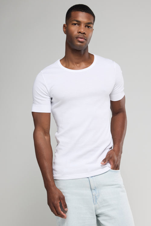 armor-lux-t-shirt-col-rond-homme-coton-bio-pais image 2