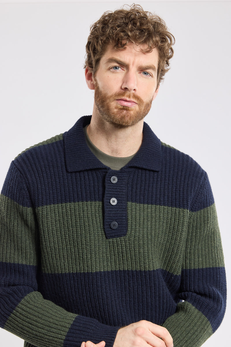 armor-lux-pull-col-polo-laine-homme-h-ritage image 2