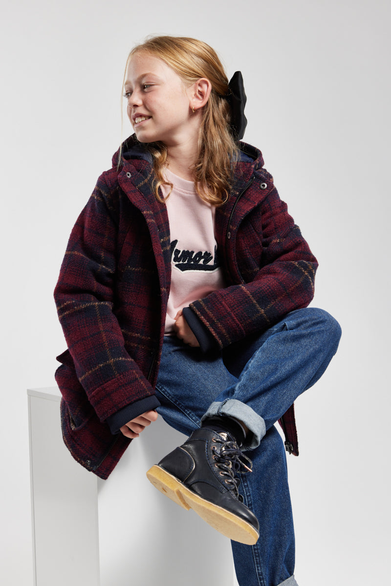 armor-lux-duffle-coat-carreaux-kids-drap-de-laine image 4