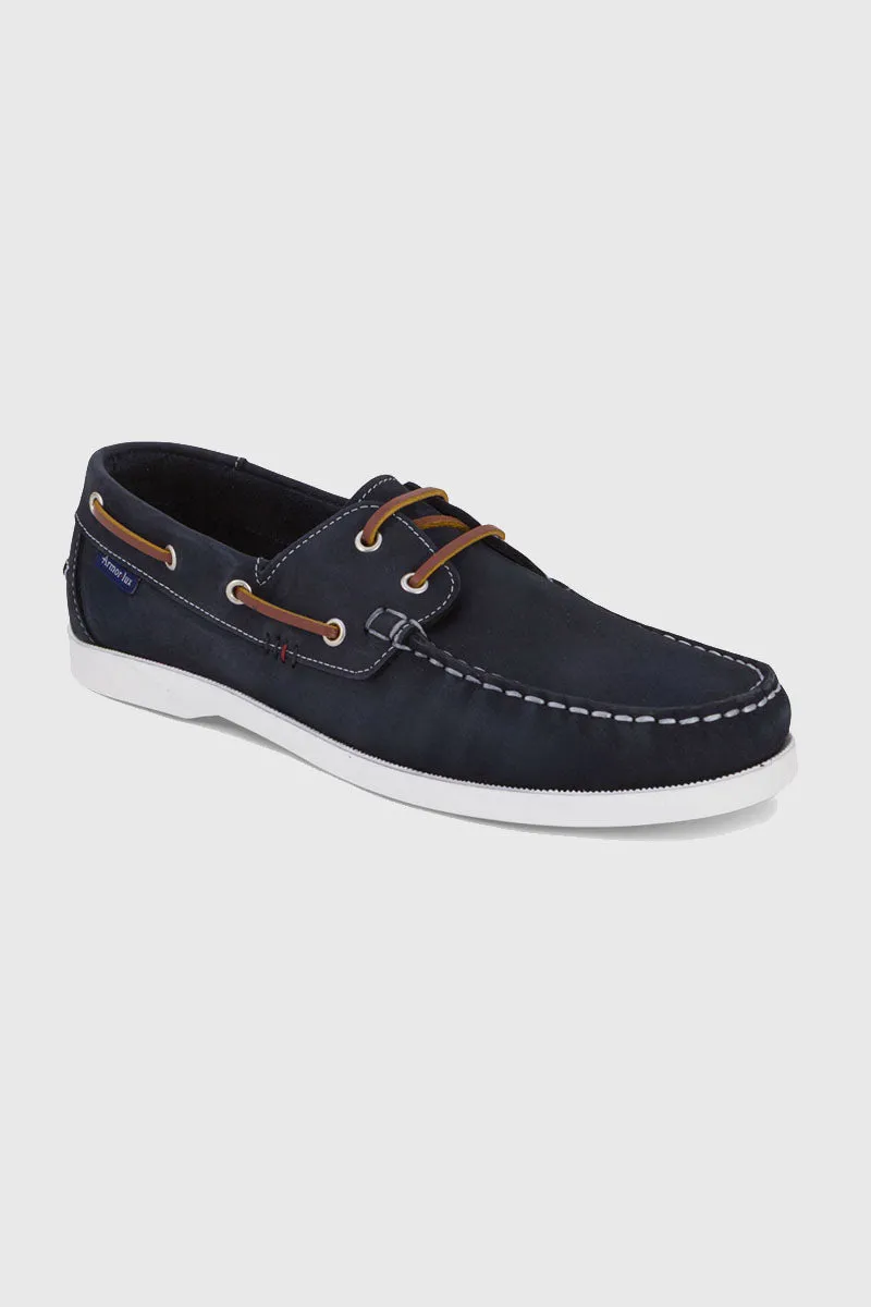 armor-lux-chaussures-bateau-fr-hel-cuir-bleu-marine image 1