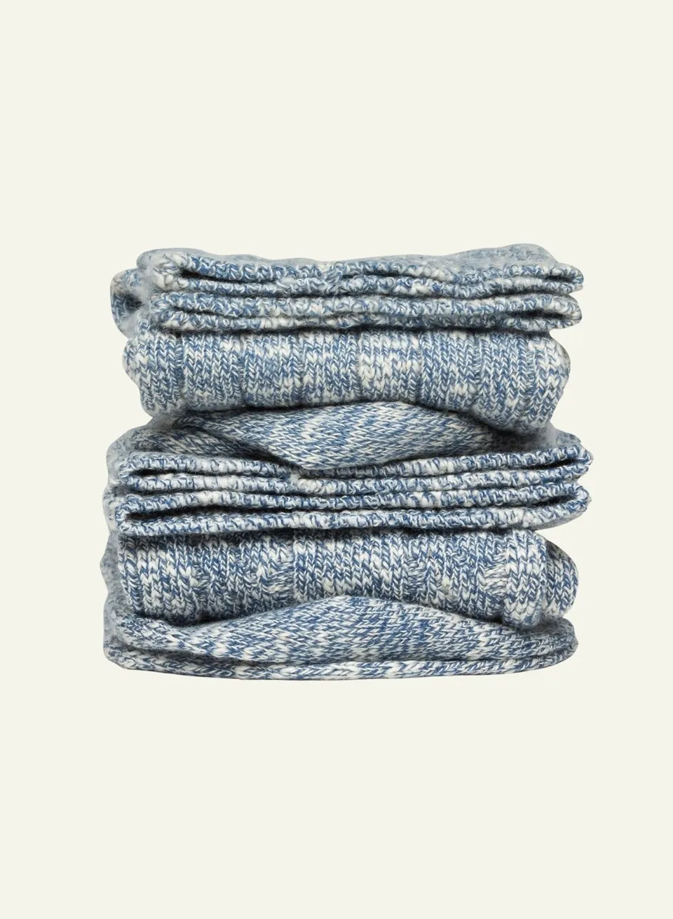 archiduchesse-d-hiver-bleu-chaussettes-cocooning-chaudes-paisses image 1