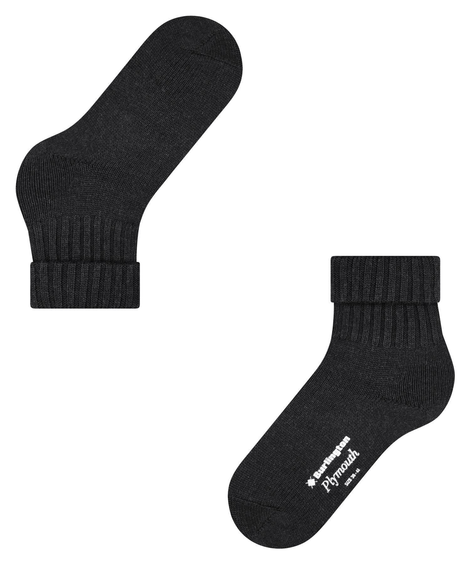 burlington-plymouth-chaussettes-femme-laine-gris-anthracite-m-lang-36-41 image 5