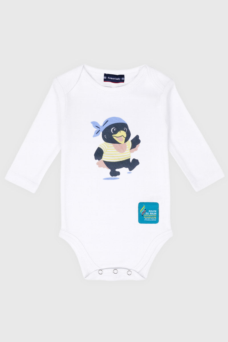 armor-lux-body-baby-route-du-rhum-destination-guadeloupe-body-b-b-manches-longue image 1