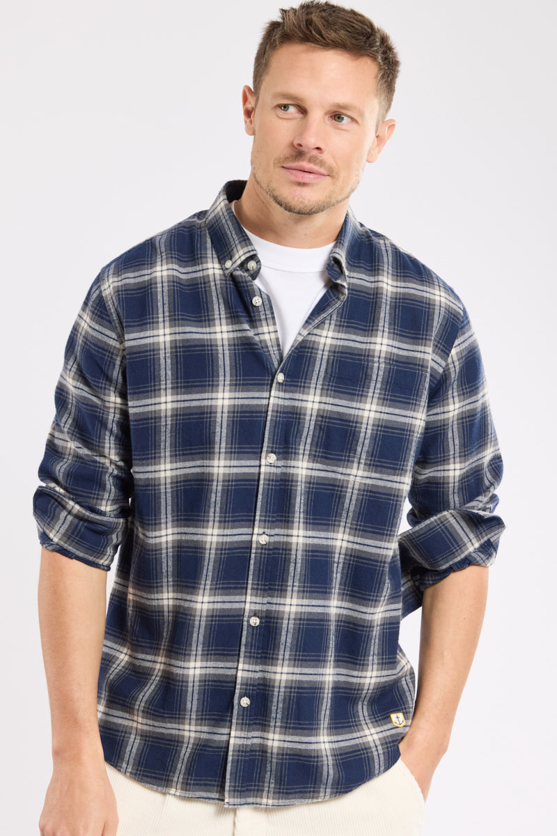 armor-lux-chemise-flanelle-carreaux-homme-coupe-droite image 3