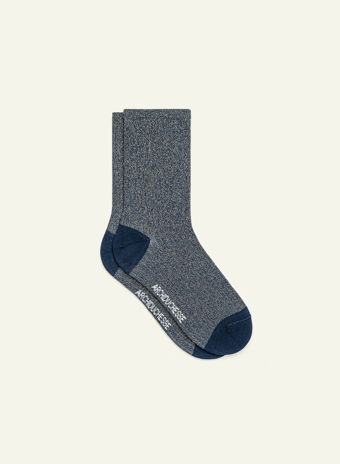 archiduchesse-paillet-e-bleu-berg-re-chaussettes-courte-lurex image 2