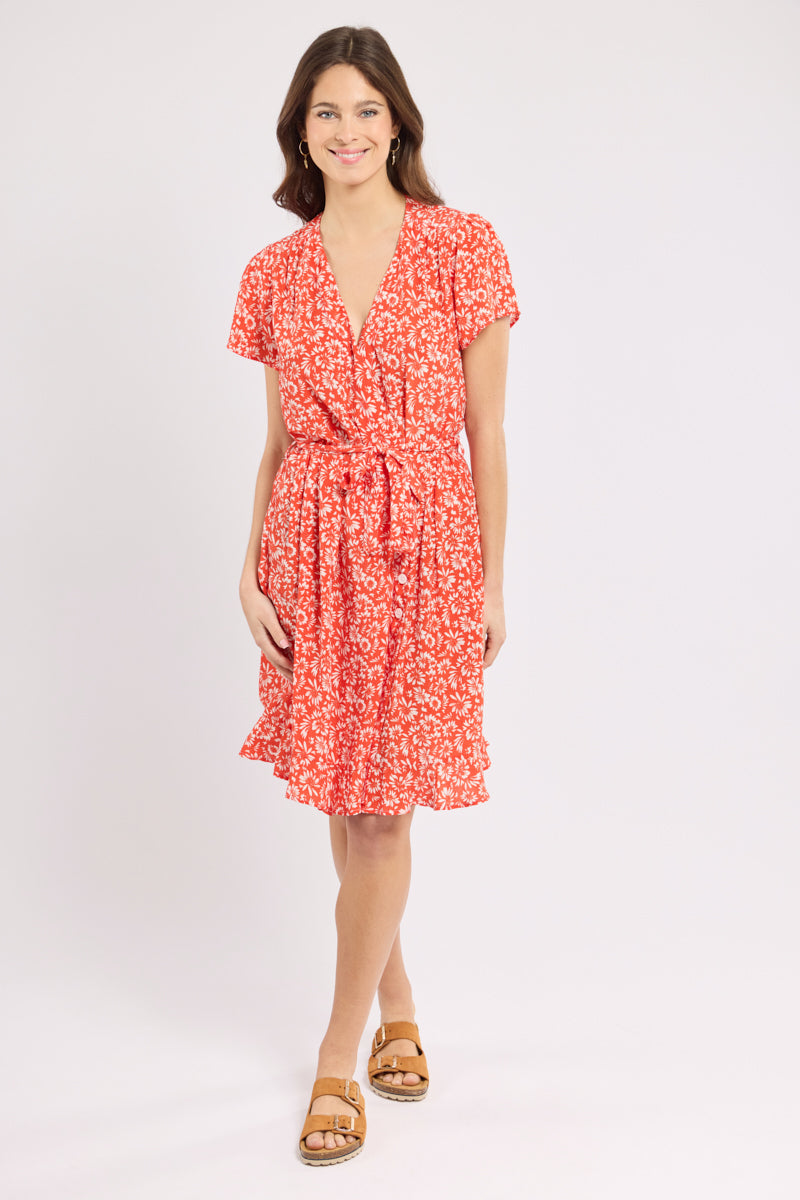 armor-lux-robe-portefeuille-femme-cupro-viscose-fleurie image 3