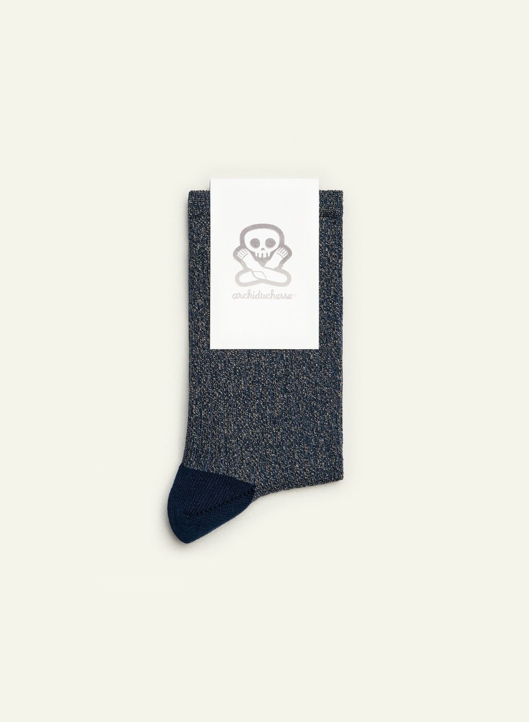 archiduchesse-paillet-e-bleu-berg-re-chaussettes-courte-lurex image 3