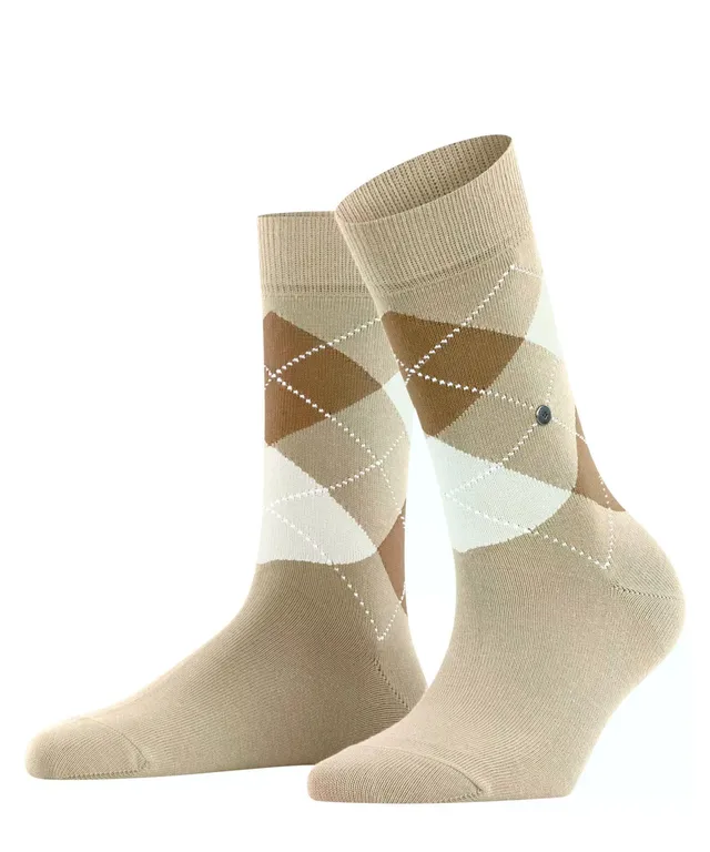 burlington-queen-chaussettes-femme-coton-fantaisie-beige-pearl-4014-36-41 image 1