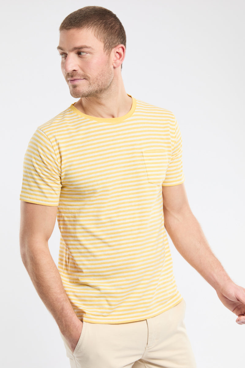 armor-lux-t-shirt-ray-h-ritage-coton-et-lin-homme image 2