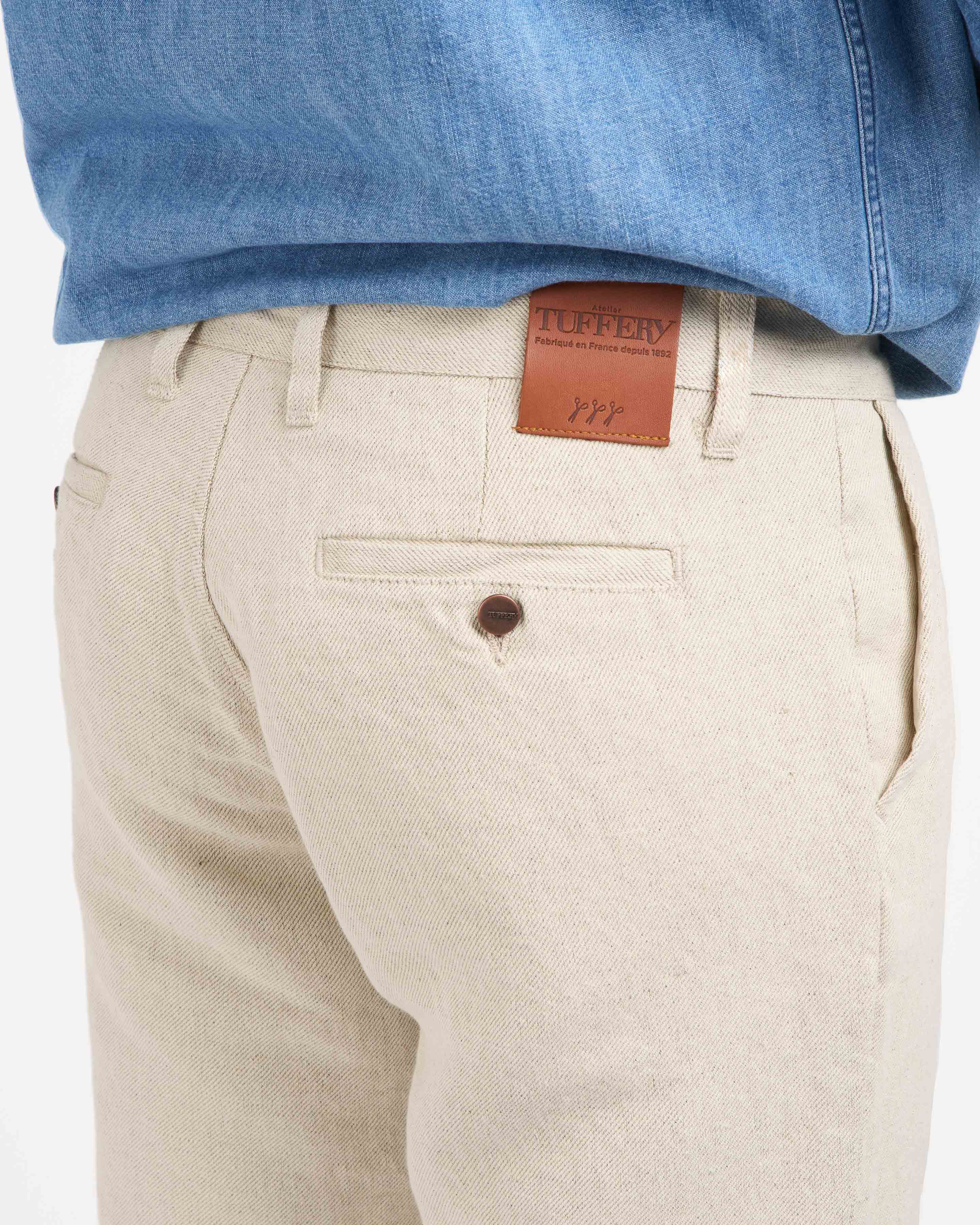 atelier-tuffery-chino-ernest-homme-droit-ajust-chanvre-naturel image 5