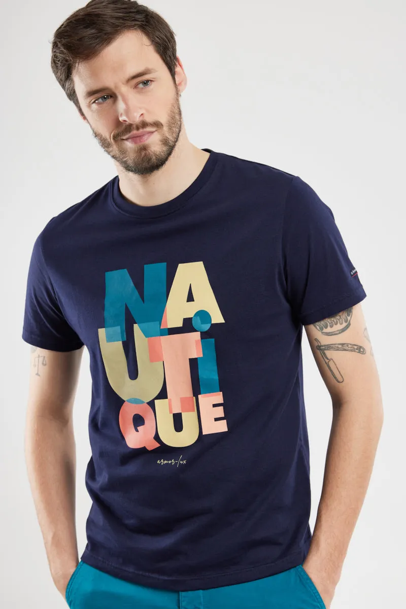 armor-lux-t-shirt-nautique-homme-coton-l-ger-manches-courtes image 1