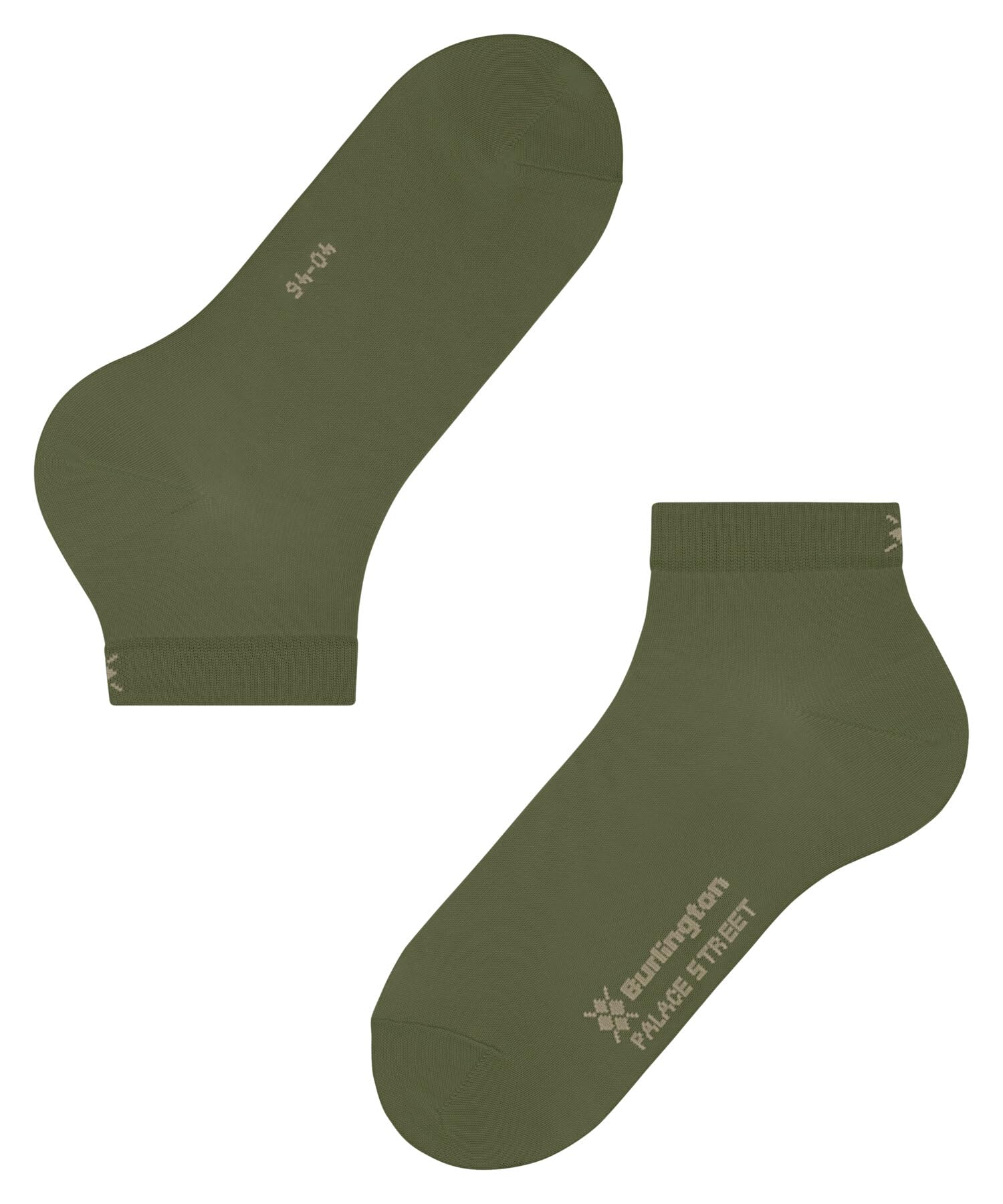 burlington-palace-street-chaussettes-basses-homme-coton-unies-vert-salvia-7472-4 image 6