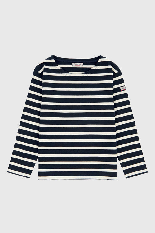 armor-lux-marini-re-enfant-coton-fairtrade-col-bateau-manches-longues image 2