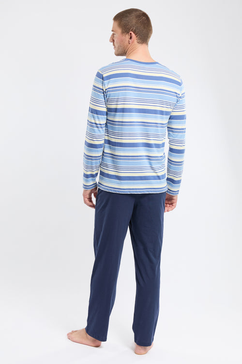 armor-lux-pyjama-homme-ray-manches-longues-100-coton image 6