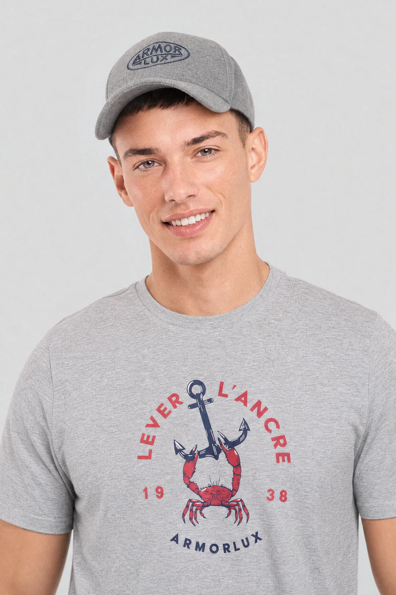 t-shirt-armor-lux-h-ritage-homme-lever-l-ancre-coton-l-ger-160g image 2