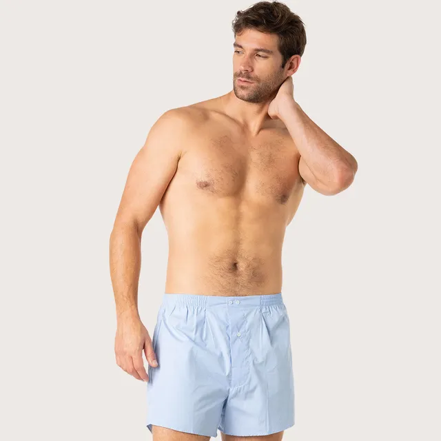 eminence-cale-on-flottant-homme-popeline-100-coton-ciel image 1