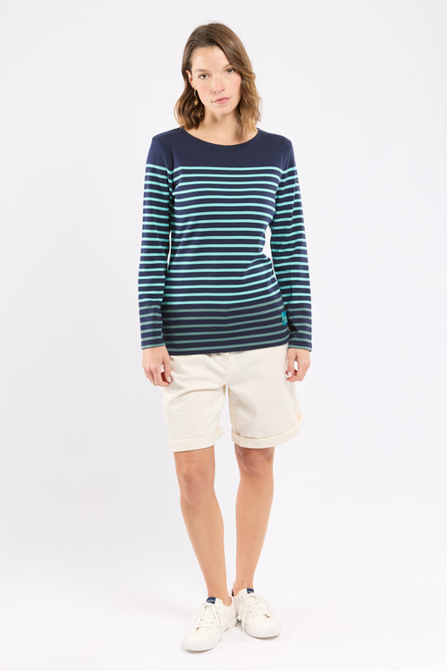 armor-lux-marini-re-femme-bicolore-coton-pais-route-du-rhum image 4