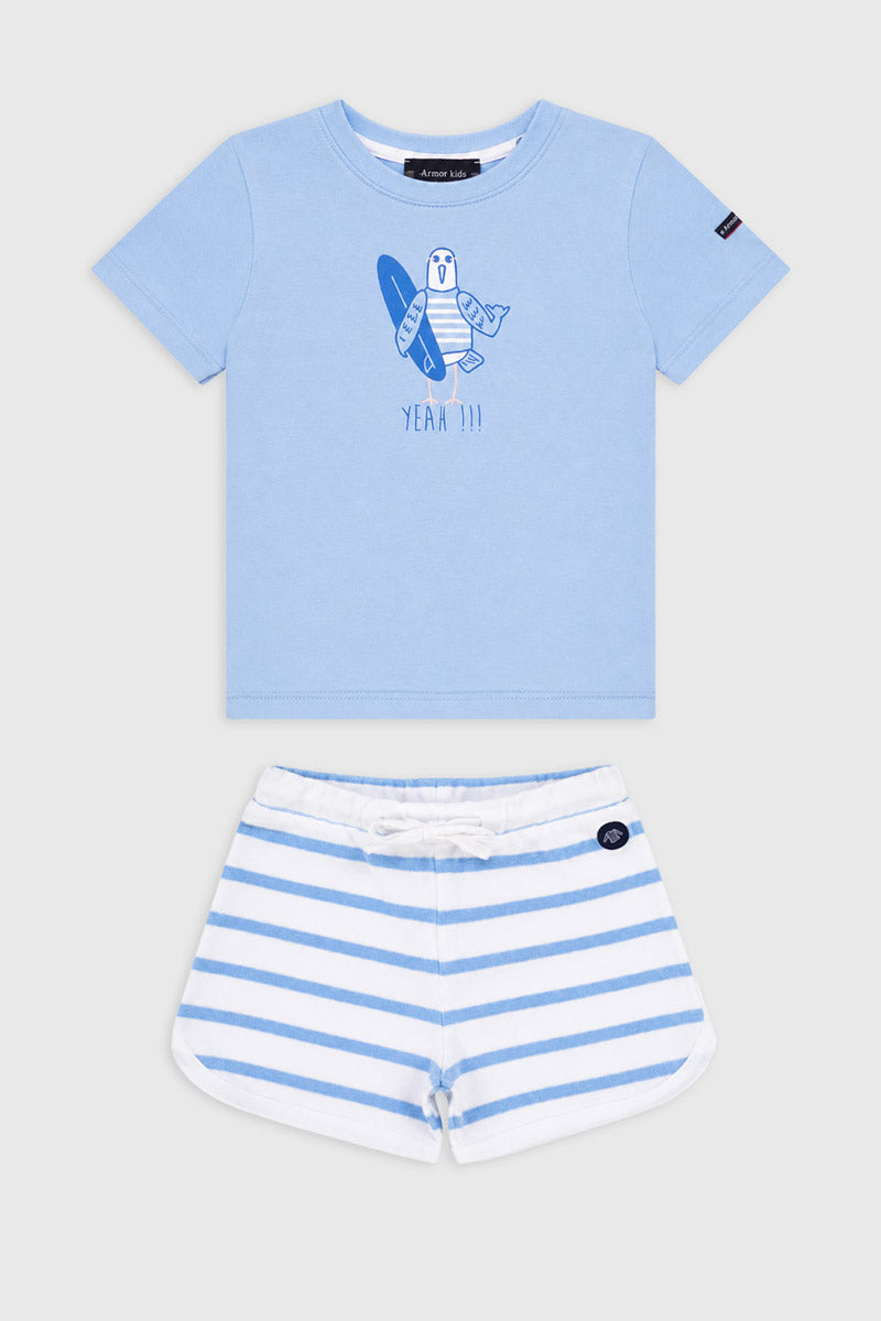 armor-lux-pyjama-shirt-kids-coton-l-ger-mouette image 1