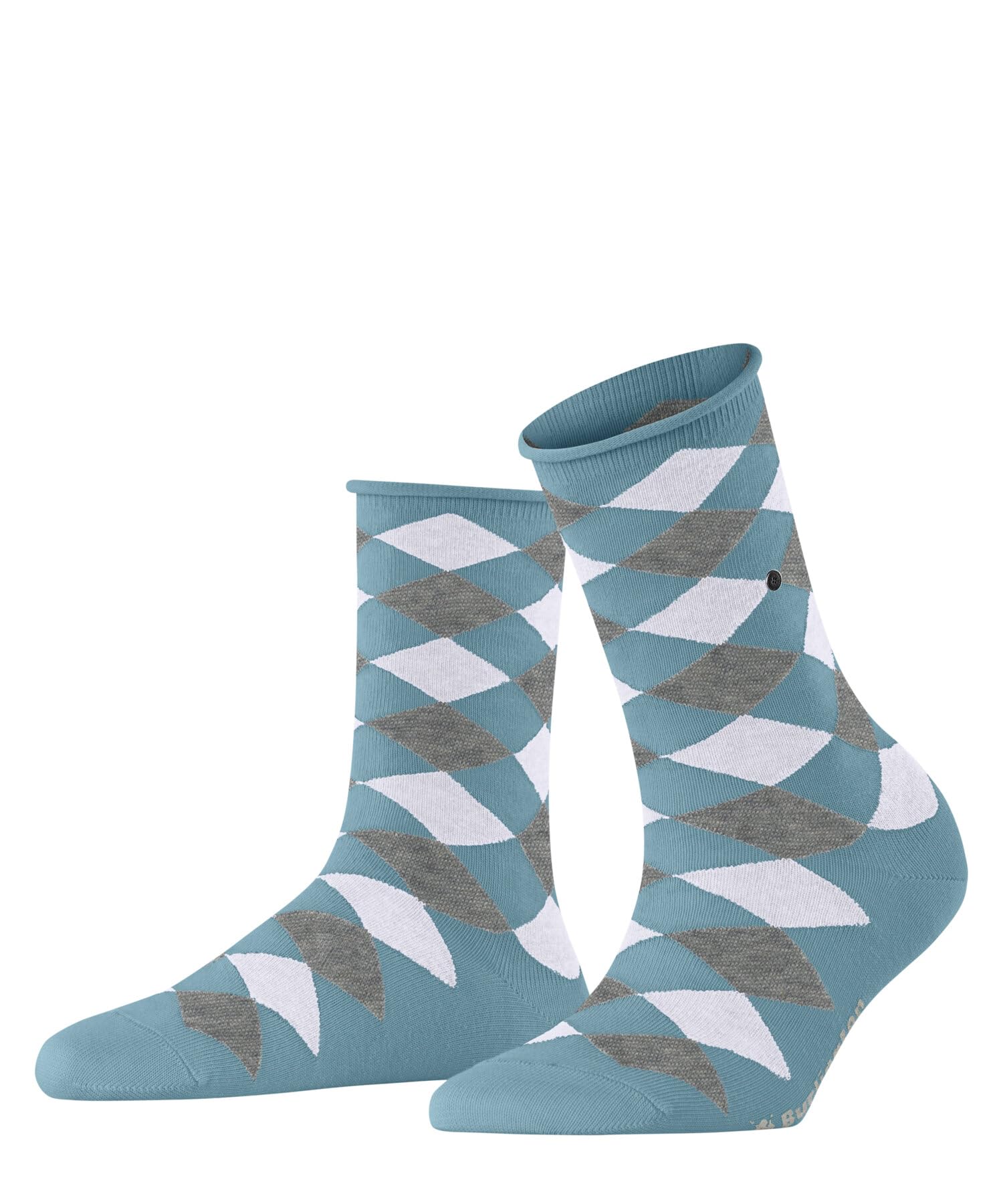 burlington-sandy-chaussettes-femme-coton-fantaisie-bleu-key-largo-6852-36-41 image 1