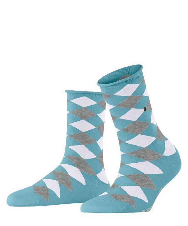 burlington-sandy-chaussettes-femme-coton-fantaisie-bleu-key-largo-6852-36-41 image 1
