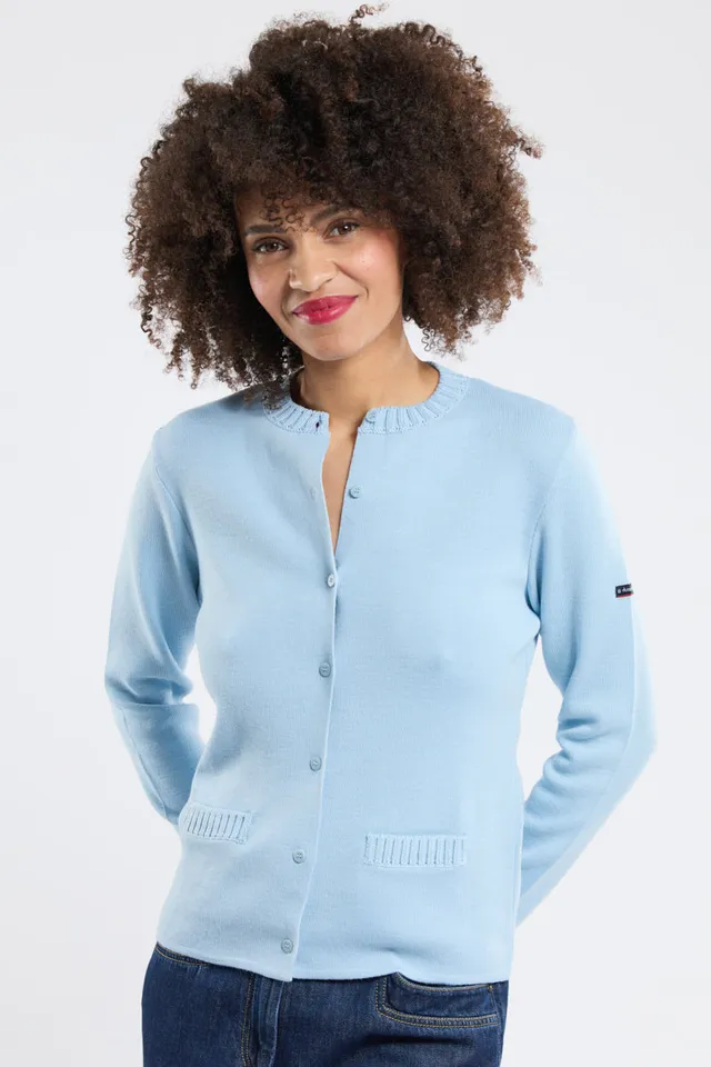 armor-lux-cardigan-h-ritage-femme-col-rond-50-laine-50-acrylique image 1