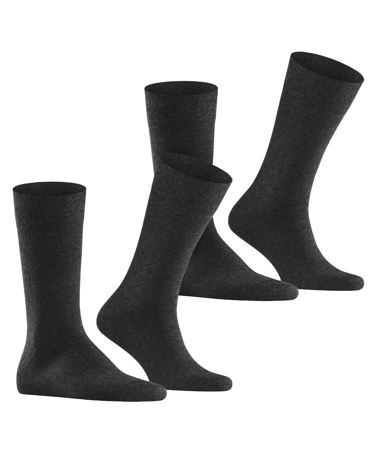 burlington-everyday-chaussettes-homme-coton-lot-2-paires-gris-anthracite-40-46 image 3