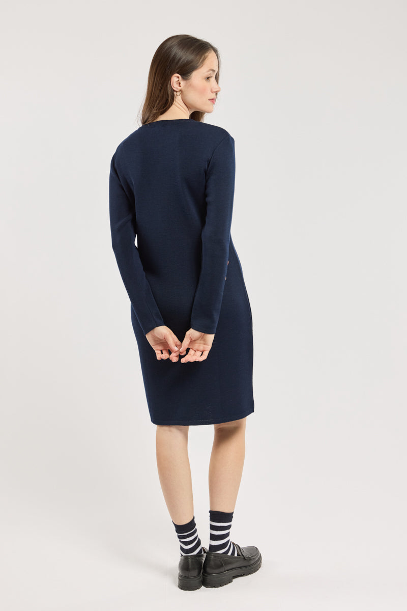armor-lux-robe-deauville-femme-laine-manches-longues image 4