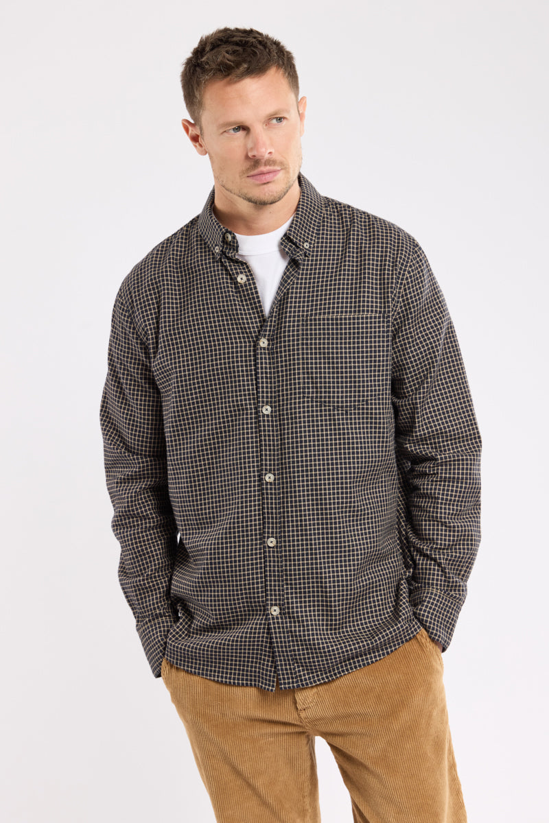 armor-lux-chemise-heritage-coupe-droite-flanelle-coton-carreaux-homme image 2