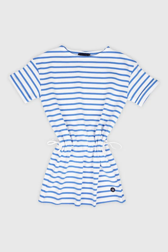 armor-lux-h-ritage-robe-ray-e-kids-coton-pais-manches-courtes image 1
