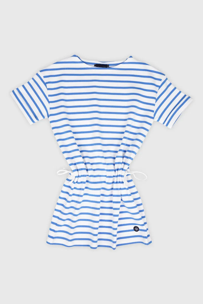 armor-lux-h-ritage-robe-ray-e-kids-coton-pais-manches-courtes image 1