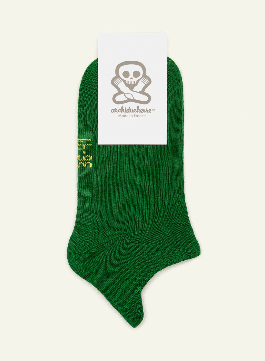 archiduchesse-socquette-vert-anglais-socquettes-basses-coton image 5