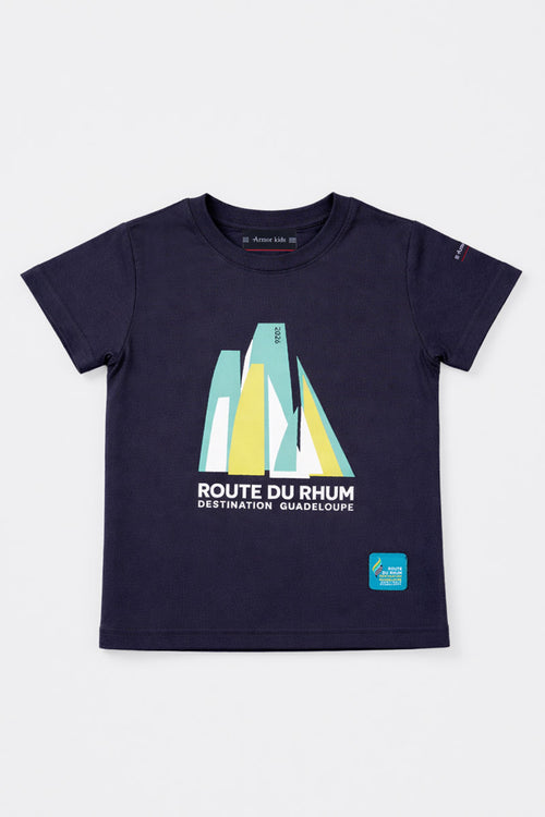 armor-lux-h-ritage-t-shirt-enfant-route-du-rhum-coton image 2