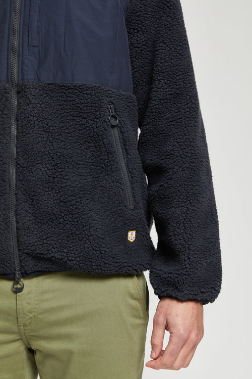 armor-lux-h-ritage-veste-sherpa-zip-homme-polyester-contrast-e image 5