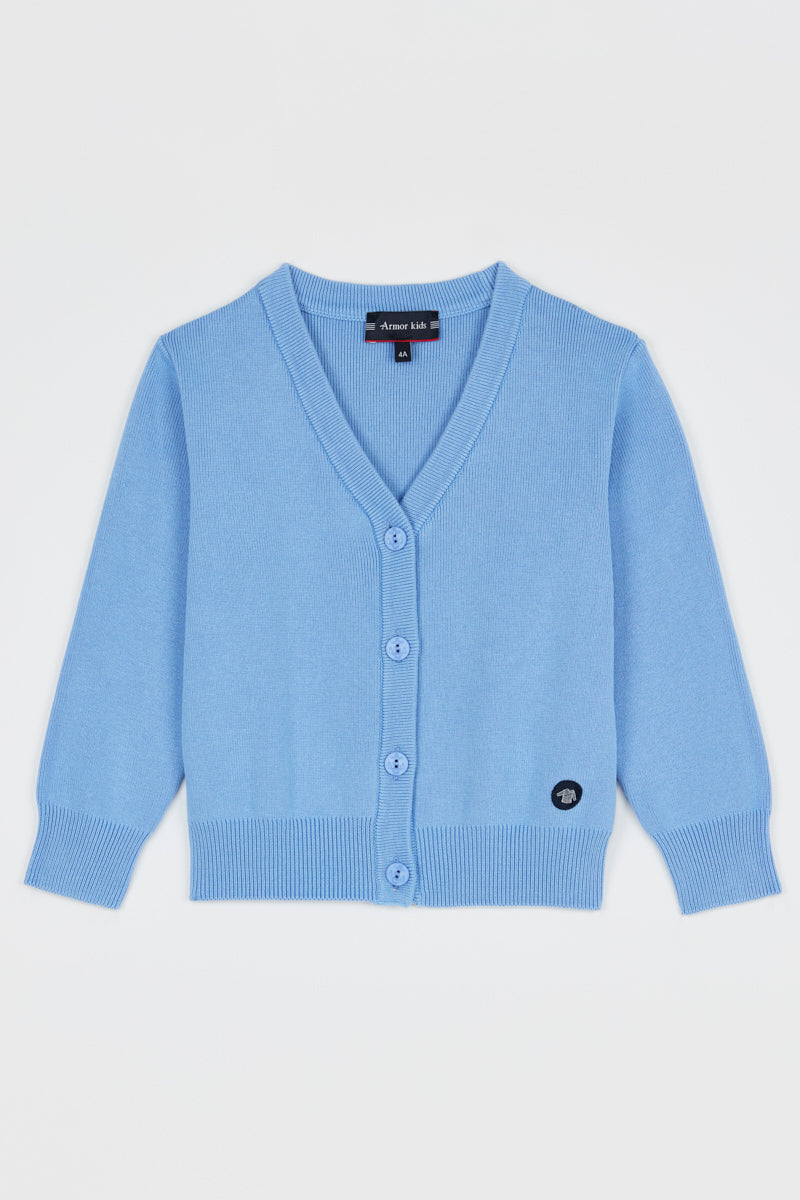 armor-lux-cardigan-boutonn-kids-coton-col-v image 1