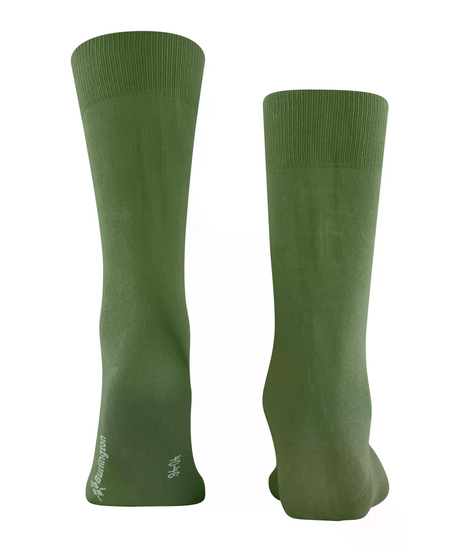 burlington-lord-chaussettes-homme-vert-forest-7657-40-46-coton-unies-1-paire image 2