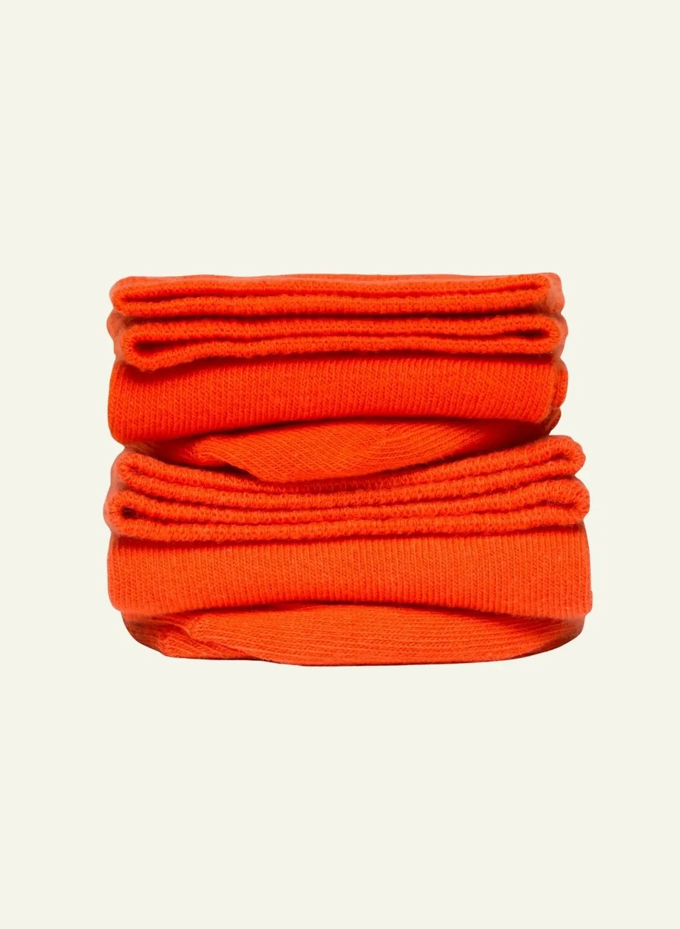 archiduchesse-de-ville-orange-citrouille-chaussettes-mi-mollet image 1
