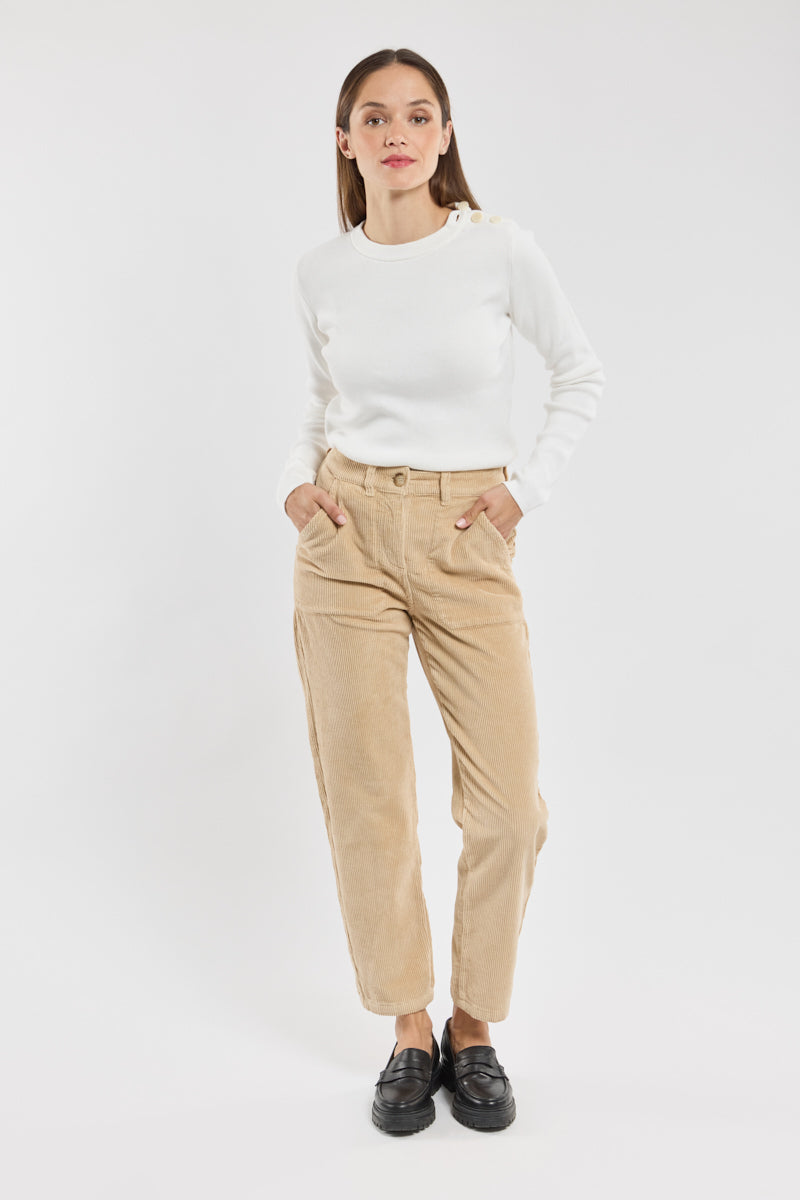 armor-lux-pull-marin-groix-femme-coton-uni image 2