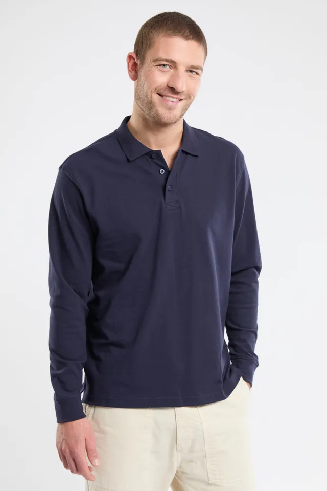 armor-lux-polo-hanvec-homme-manches-longues-maille-piqu-e image 1