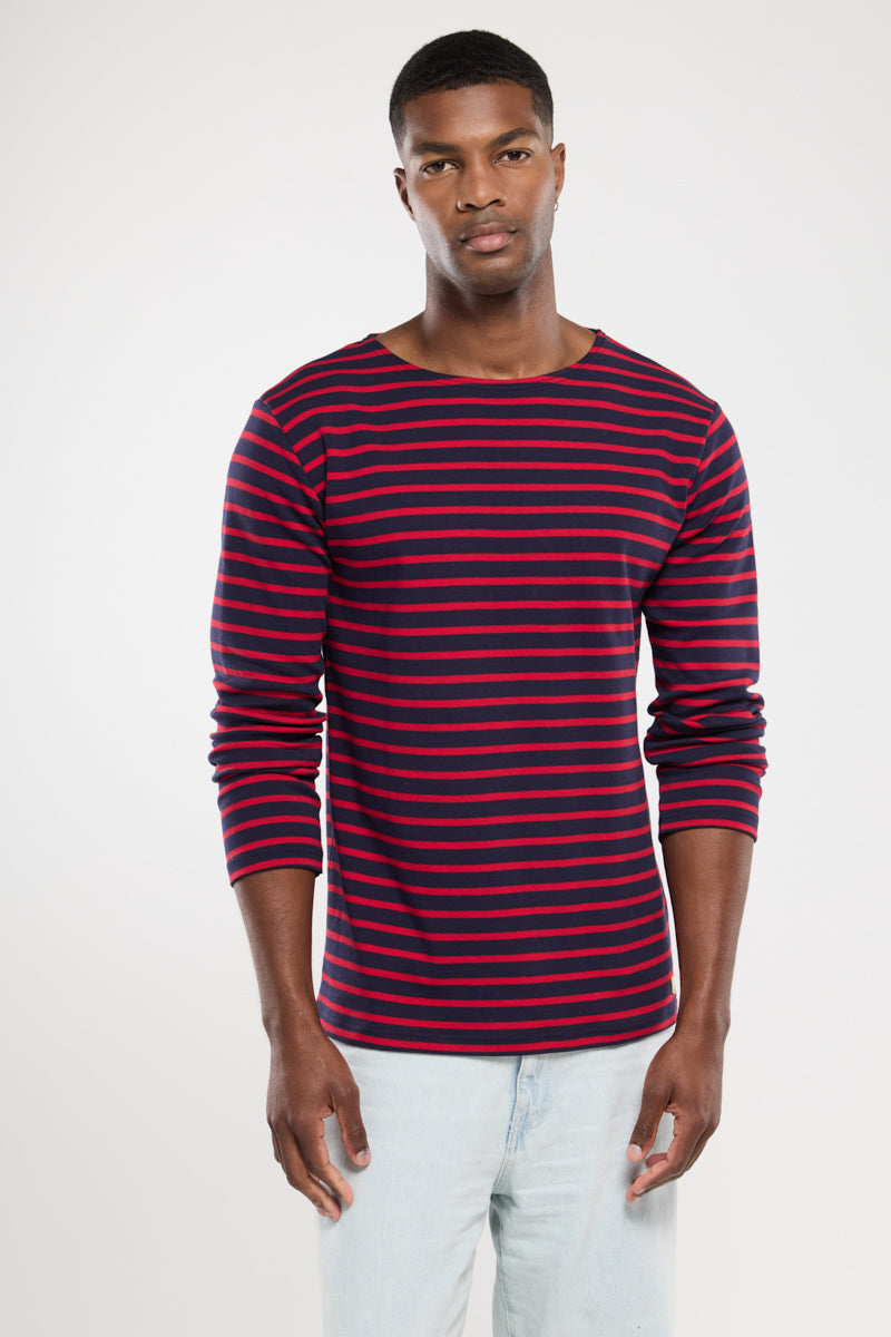armor-lux-marini-re-homme-coton-pais-260g-m-col-bateau-2 image 1