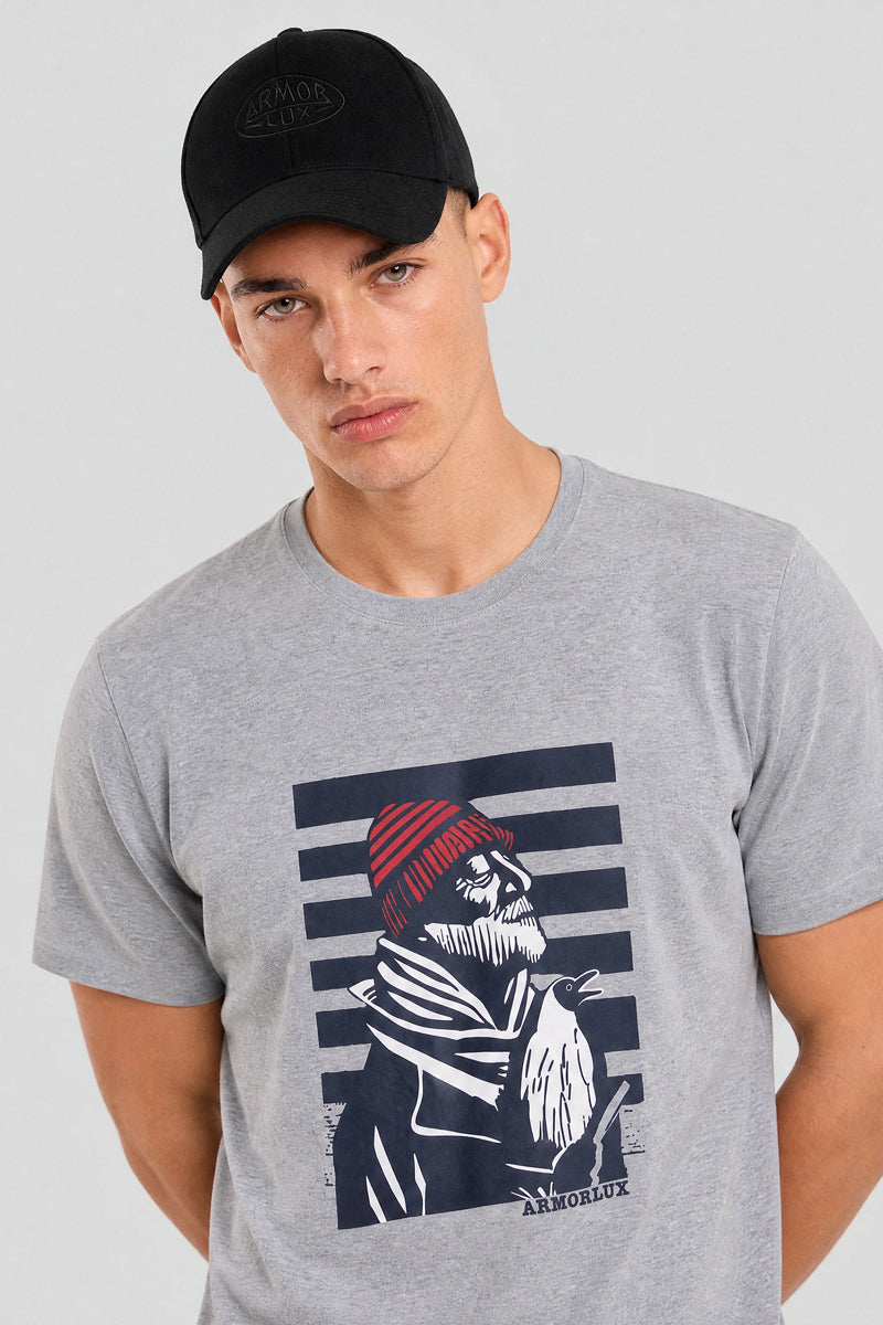 armor-lux-t-shirt-homme-s-rigraphi-coton-l-ger-160g-m image 2