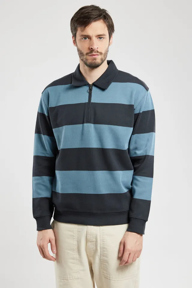 armor-lux-sweat-polo-ray-h-ritage-sweat-homme-coton-pais-428g-m image 1