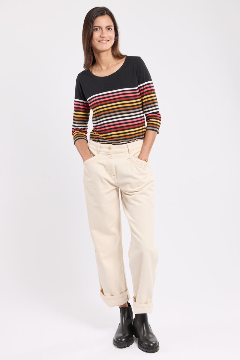 armor-lux-marini-re-femme-manches-3-4-coton-10-coloris image 3