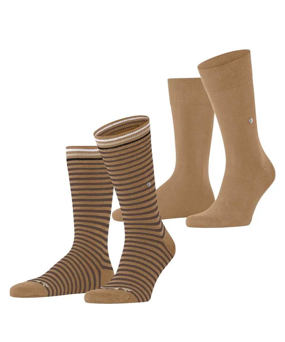 burlington-everyday-stripe-mixed-lot-de-2-paires-chaussettes-homme-coton-respira image 1