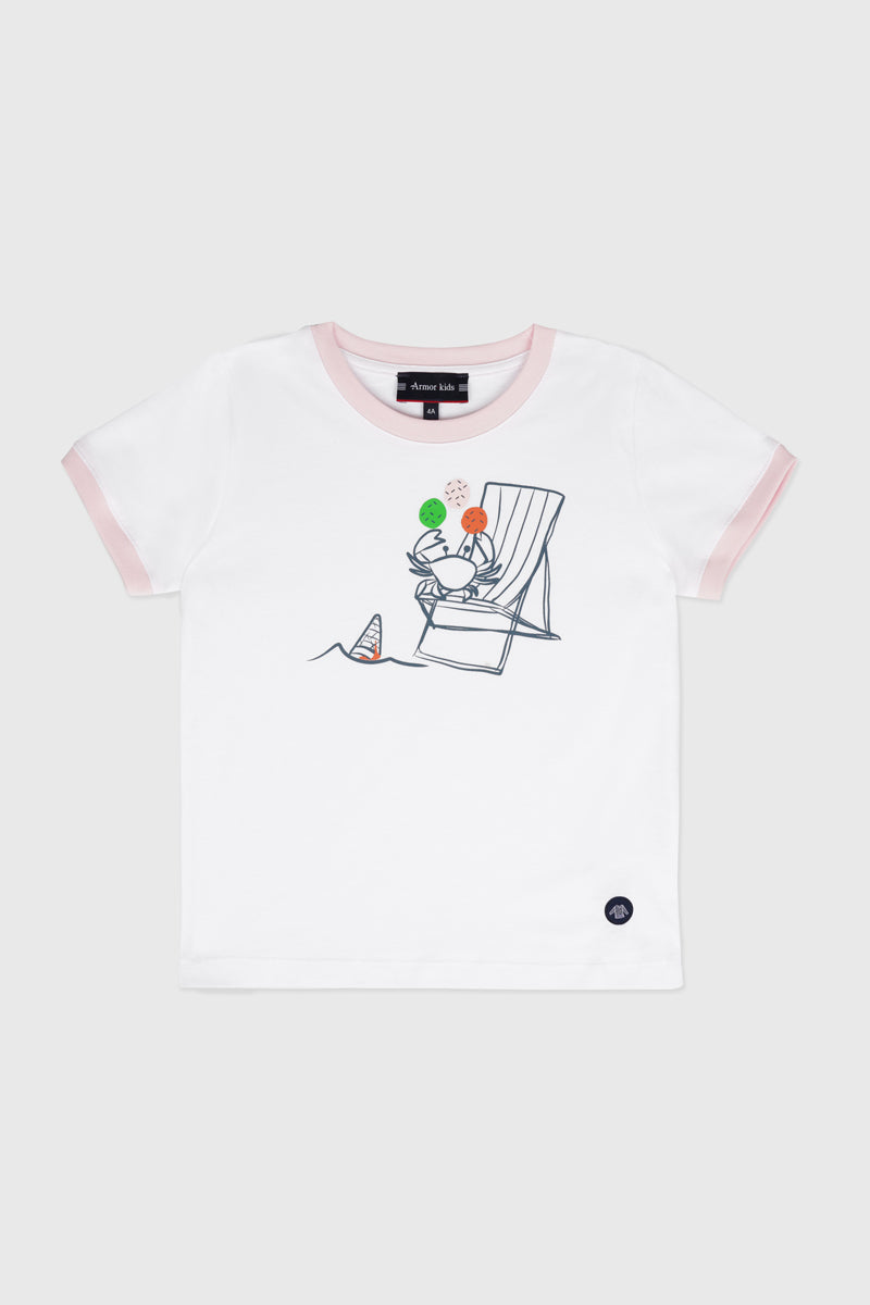 armor-lux-t-shirt-crabe-enfant-coton-l-ger-manches-courtes image 1