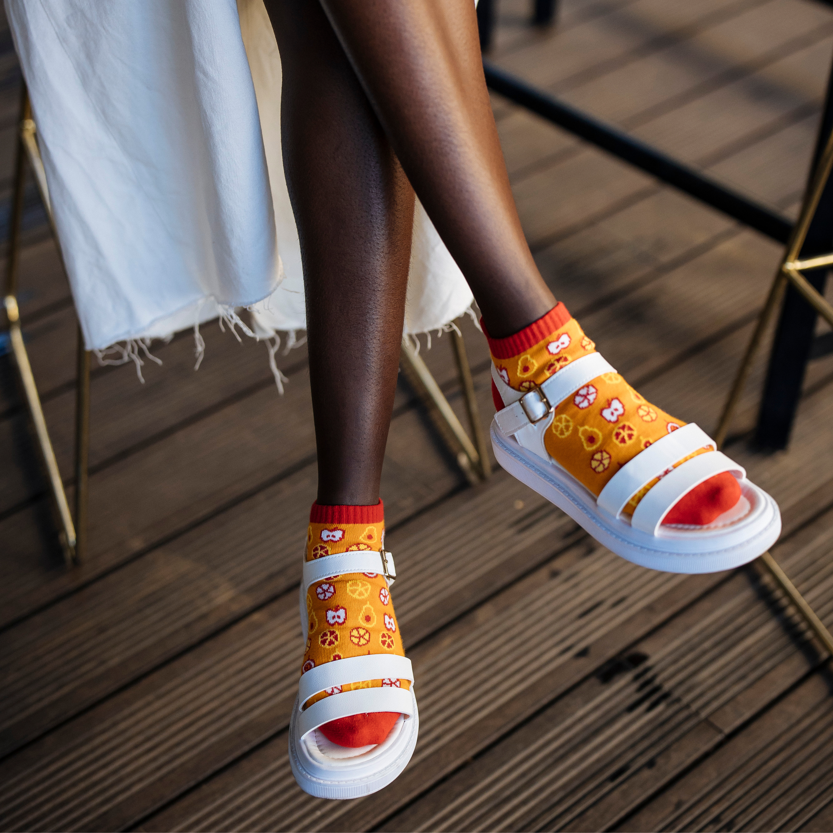 archiduchesse-jus-de-chaussettes-socquettes-orange-dition-limit-e image 3